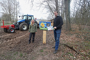 Bauprojekt im Wildpark Niedersachsen
